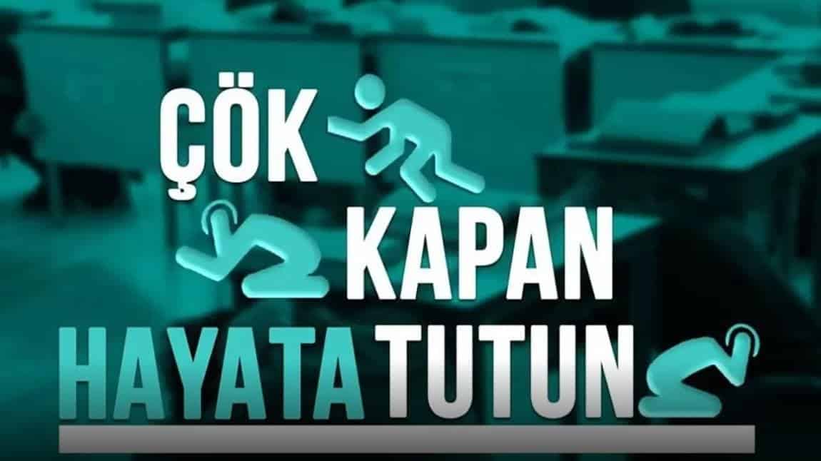 Deprem Tatbikatı Gerçekleştirdik.